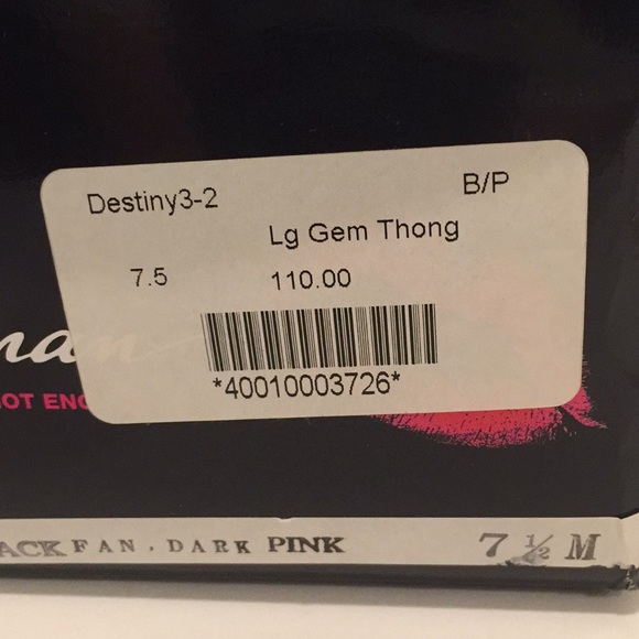 Beverly Feldman Designer Pink Bejeweled Kitten Heeled Sandals - Picture 5 of 5